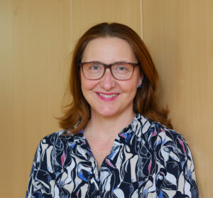 Ursula Scribano lachend